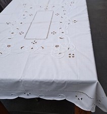 Tischdecke Kaffeedecke weiß