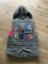 Weste, gwynedds, Damen, Grau mir bunter Schrift, L !