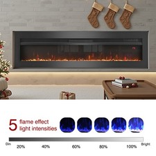 60" Dekokamin LED Kamin Feuer