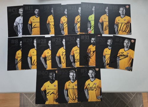 Dynamo dresden autogrammkarten - dynamo,