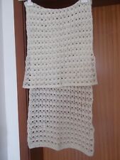 Damen warmes Schultertuch 140 x ca 44 cm Handarbeit