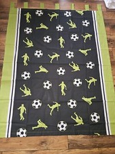 Gardinen Schals Fussball Fussballer 2 Stück 