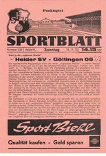 Fussball-Programmheft   73/74