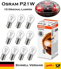 10x Osram P21W 12V 7506
