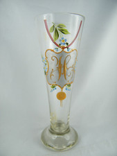 Altes bierglas 1910 mit - bierglas,