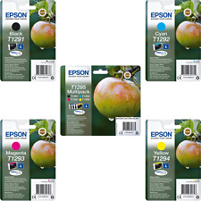Original Epson T129 Serie Tinte Patrone Multipack Druckerpatrone Apfelserie OVP
