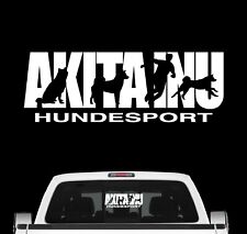 Akita Inu Hundesport Auto Aufkleber Hund Folie Japan Small Dog Sticker Dog Sport