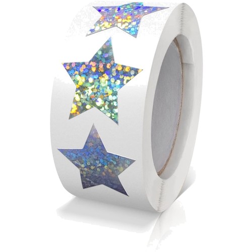 Stern aufkleber rolle 5cm - rolle,, 2,5cm