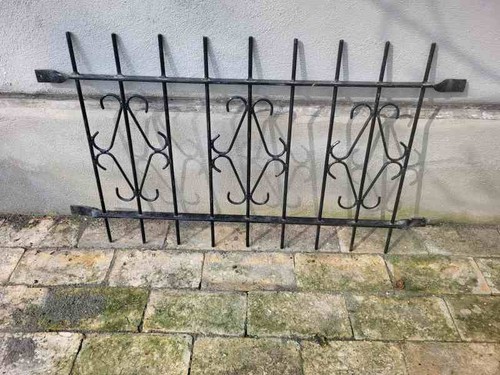 Alter metallzaun 60er jahre - 60er,