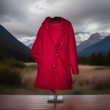 Toller leichter modischer Walk-Mantel v. Hehler Fashion Essen, Gr. XXL ROT