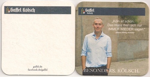 Gaffel kölsch bierdeckel - gaffel,