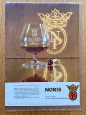 Noris Privat Weinbrand Original 1965 Vintage Advert Werbung Reklame