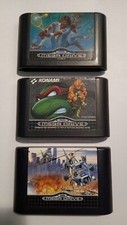 3x Spiele, Hero Turtles - Tennis - Thunder Black, Sega Mega Drive