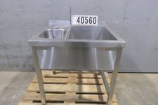 Edelstahl Gewerbe Spüle Spültisch Doppelspüle Waschbecken Ascobloc 40560
