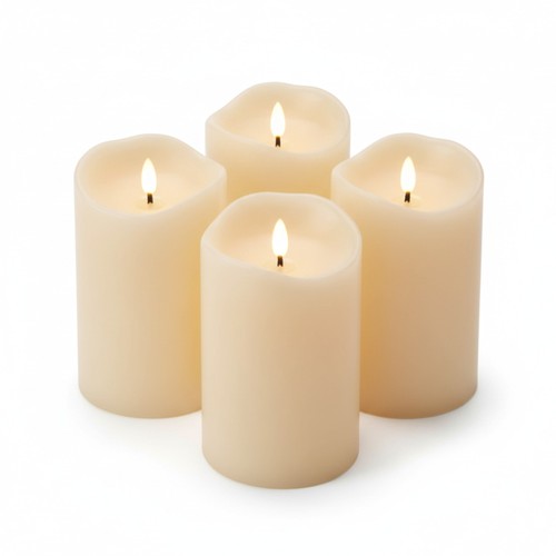 Led echtwachs kerzen set mit - echtwachs,