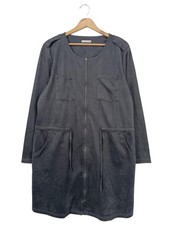 STRAUSS INNOVATION Übergangsmantel Damen Mantel Gr. DE 44 hellgrau Casual-Look