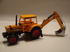 Siku Farmer 3756 Deutz Fahr Agrostar 6.61 mit Heckbagger - 1/32 - Rarität TOP