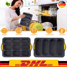 2x Baguette Backblech Backform