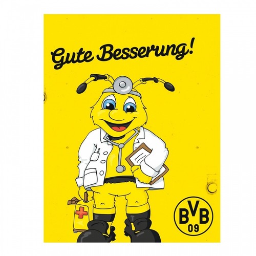 Borussia dortmund grußkarte - borussia,