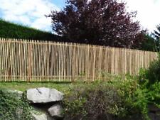 Staketenzaun 5m Sichtschutz Kastanie Höhe 175cm mit 2-3 cm Lattenabstand