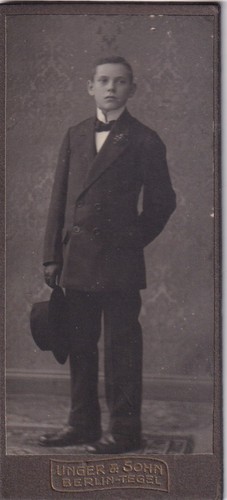 Unger sohn cdv junger mann - -,