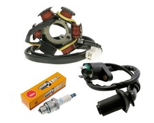 Lichtmaschine Zündspule Zündkerze Peugeot Speedfight 1 2 AC LC Zundung Buxy TKR