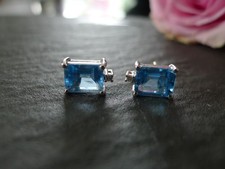 Topas Brillant Ohrstecker 585