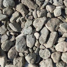 Smargo Pebbles Zierkies 25-50mm grün, rund Gartenkies Ziersplitt Kies 25kg