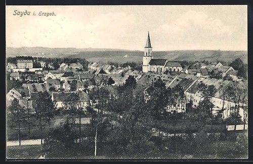 Sayda erzgeb totalansicht - sayda, erzgeb.,