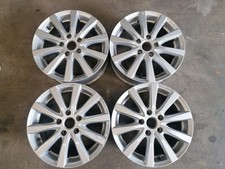 4Stk. Platin 16 Zoll Alufelgen 6,5Jx16H2 LK 5x112 ET38 VW, Seat, Skoda, Audi, MB