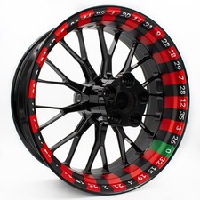 Motorrad Felgenbettaufkleber, 4er Set für 17 Zoll Felgen MR021-02 Roulette