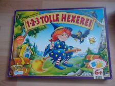 1 2 3 TOLLE HEXEREI Ein feuriger Hexentanz  SPIEL ab 6 Jahren  KOMPLETT SEHR GUT