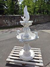 Steinbrunnen Springbrunnen 165cm Delfin Brunnen Gartenbrunnen Zierbrunnen Wass