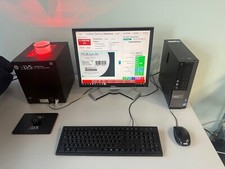 LVS Integra 9510 Barcode Prüfgerät Arbeitsplatz komplett mit Software und PC