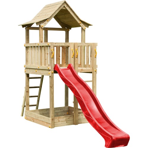 Spielturm pagoda mit rutsche - spielturm,