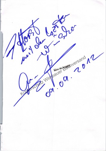 Original autogramm nino - autogramm,