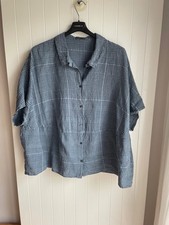 Oska Bluse 429, Gr. 3, Leinen/Baumwolle