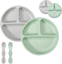 PandaEar 2er Kinderteller mit