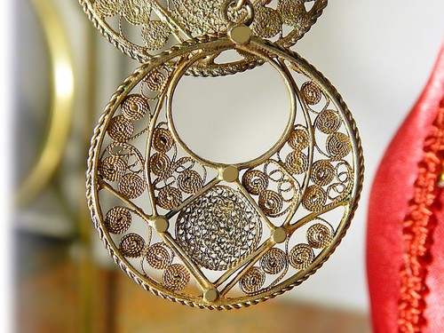 Filigrane ohrringe 925 silber - ohrringe,,
