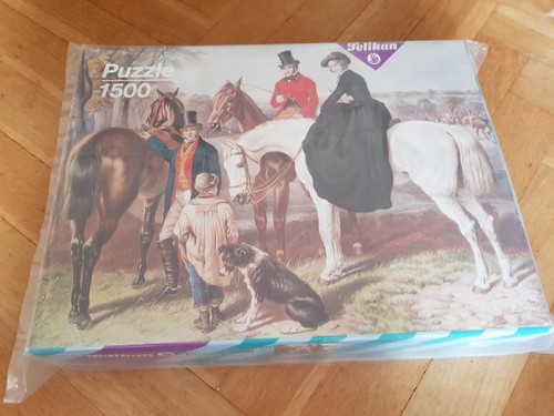 Vintage altes puzzle 1500 - altes,