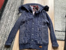 Strickjacke von CIPO & BAXX   Blau Meliert Gr. L / Warm und Stylisch / Herbst