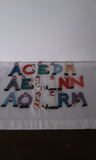 Holzbuchstaben * Clown*, 17 Stk. gebraucht