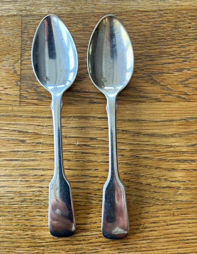 Teelöffel versilbert - 2x,