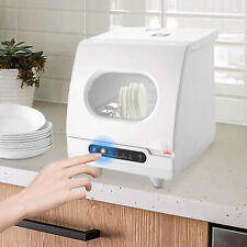800W Mini Spülmaschine 5L Geschirrspüler Tischgeschirrspüler Freistehen 5 Modi