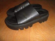 H&M Damen Chunky Plateau Mules Pantoletten Gr. 38