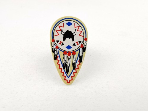 Lego indianer schild - indianer, oval