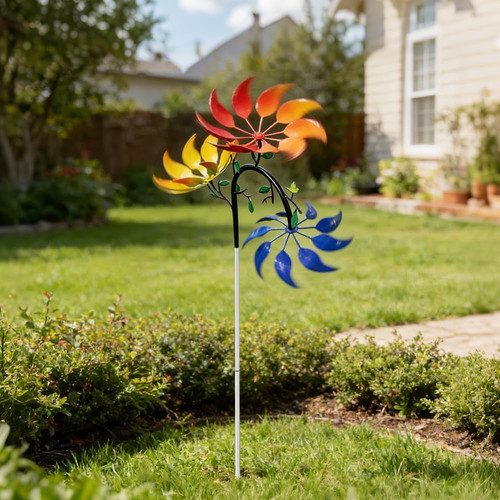Windrad garten metall - garten,