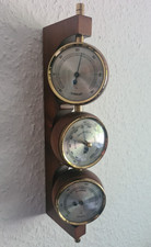 Vintage Wand Wetterstation Space Age Thermometer, Barometer, Hygrometer 60s-70s
