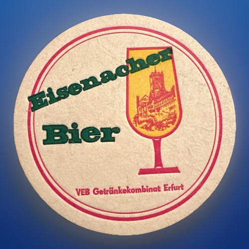 Bierdeckel eisenacher bier veb - eisenacher,