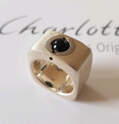 Charlotte cube ring 925 silber - 925,
